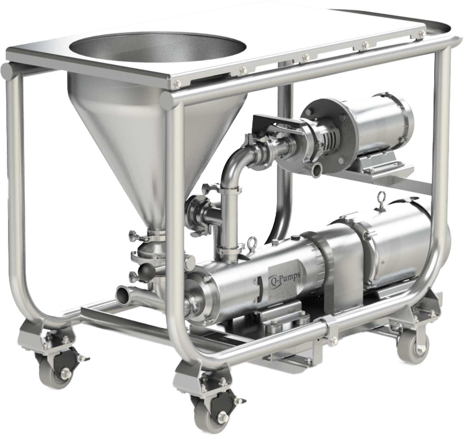 Begrænsninger rørledning tilfredshed High Viscosity Mixer QVM Series | Q-Pumps